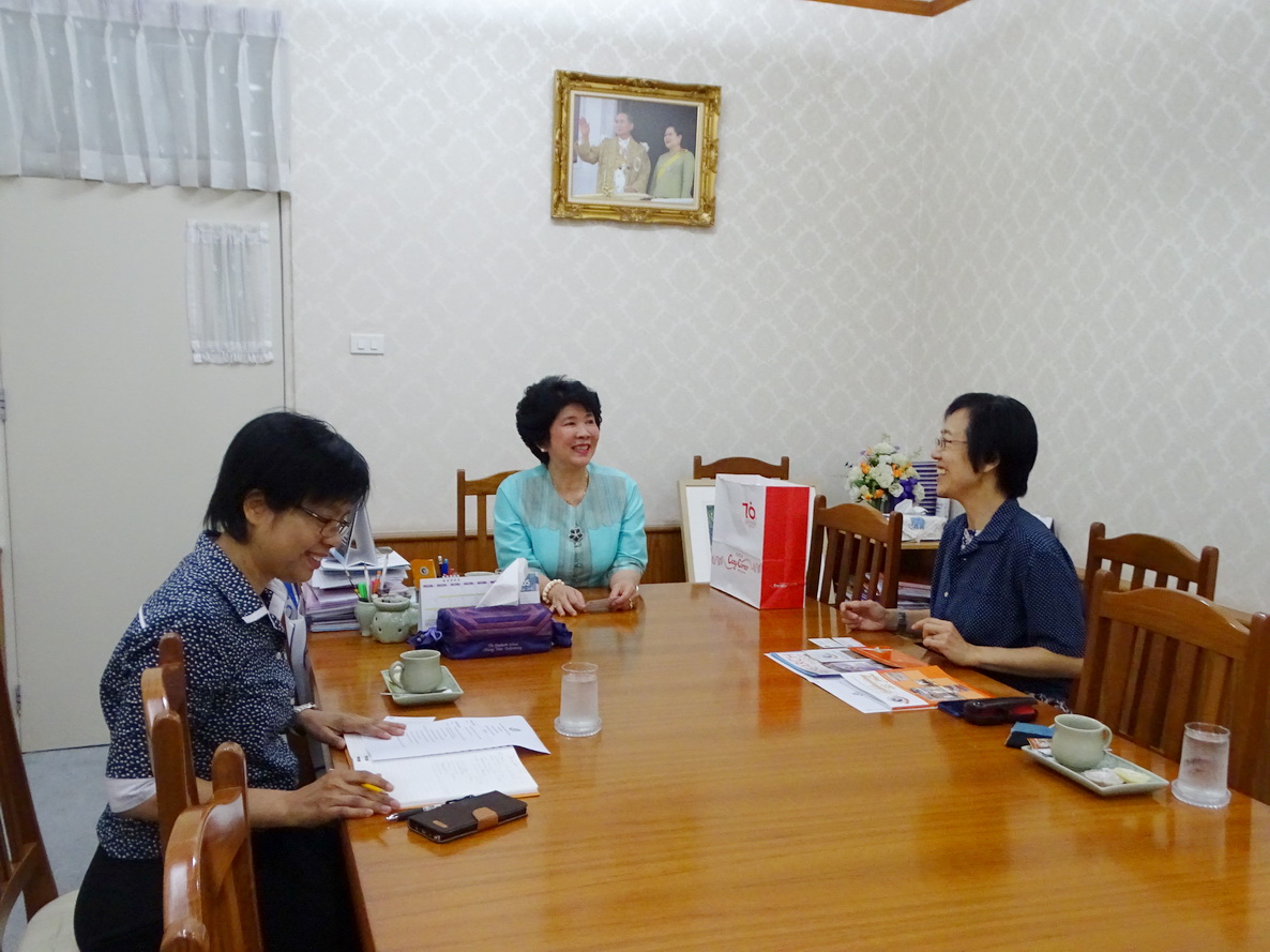 
	ผู้แทนจาก Faculty of Nursing, Toho University เยี่ยมคารวะคณบดีและเจรจาความร่วมมือทางวิชาการ
