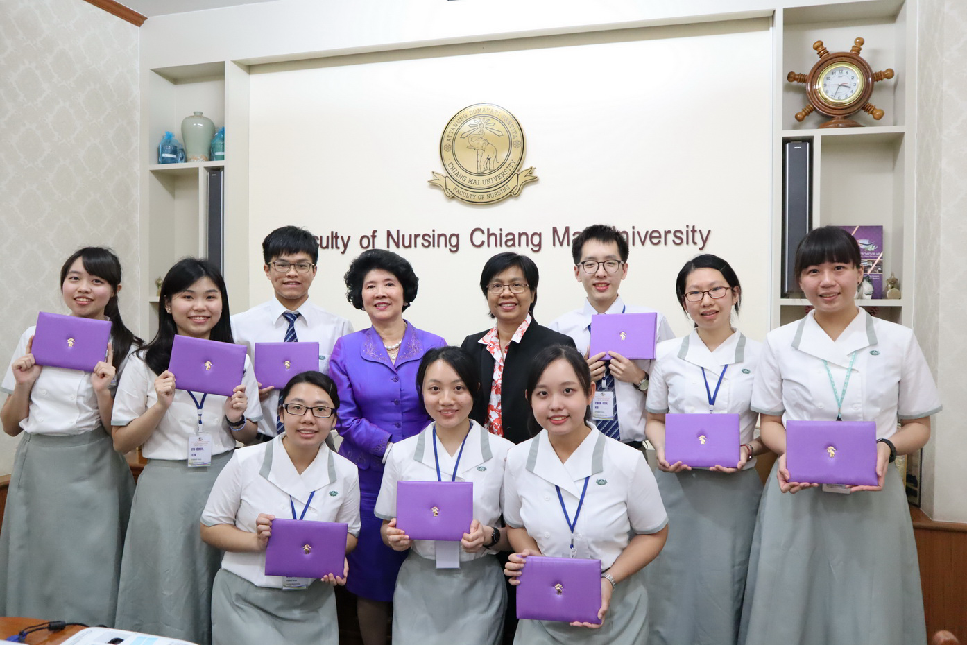 
	มอบเกียรติบัตรให้แก่นักศึกษาพยาบาลจาก Tzu Chi University ไต้หวัน
