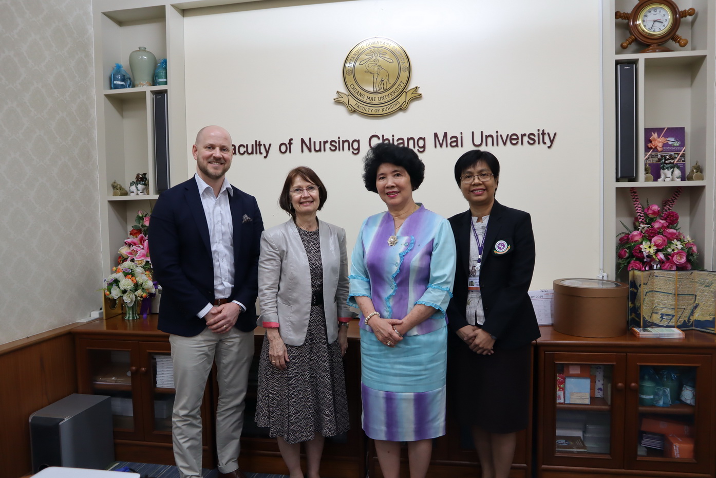 
	เจรจาความร่วมมือทางวิชาการและติดตามเยี่ยมชมนักศึกษาจาก Jonkoping University
