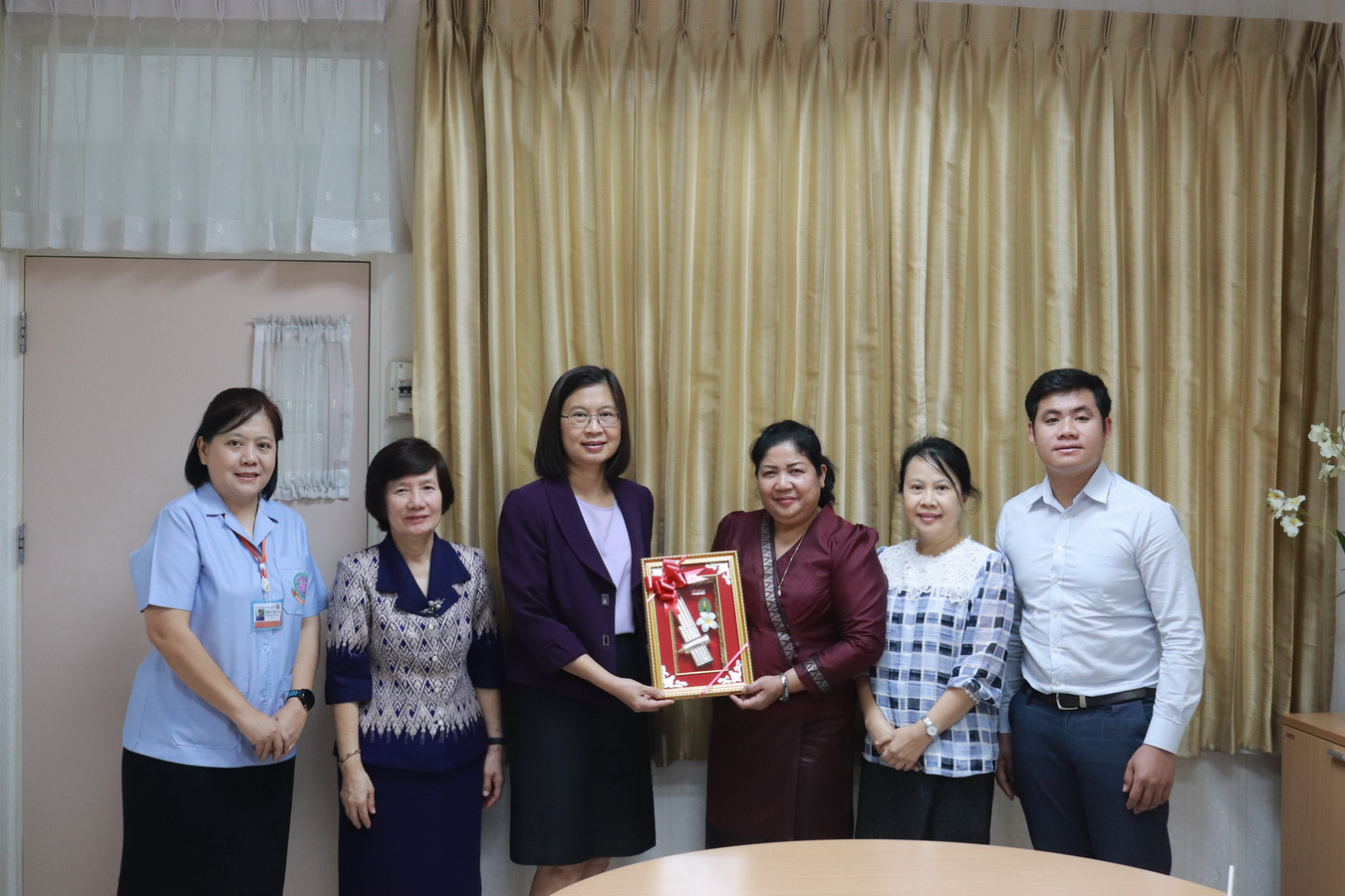 
	ต้อนรับผู้บริหารจาก Ministry of Health, University of Health Science สาธารณรัฐประชาธิปไตยประชาชนลาว
