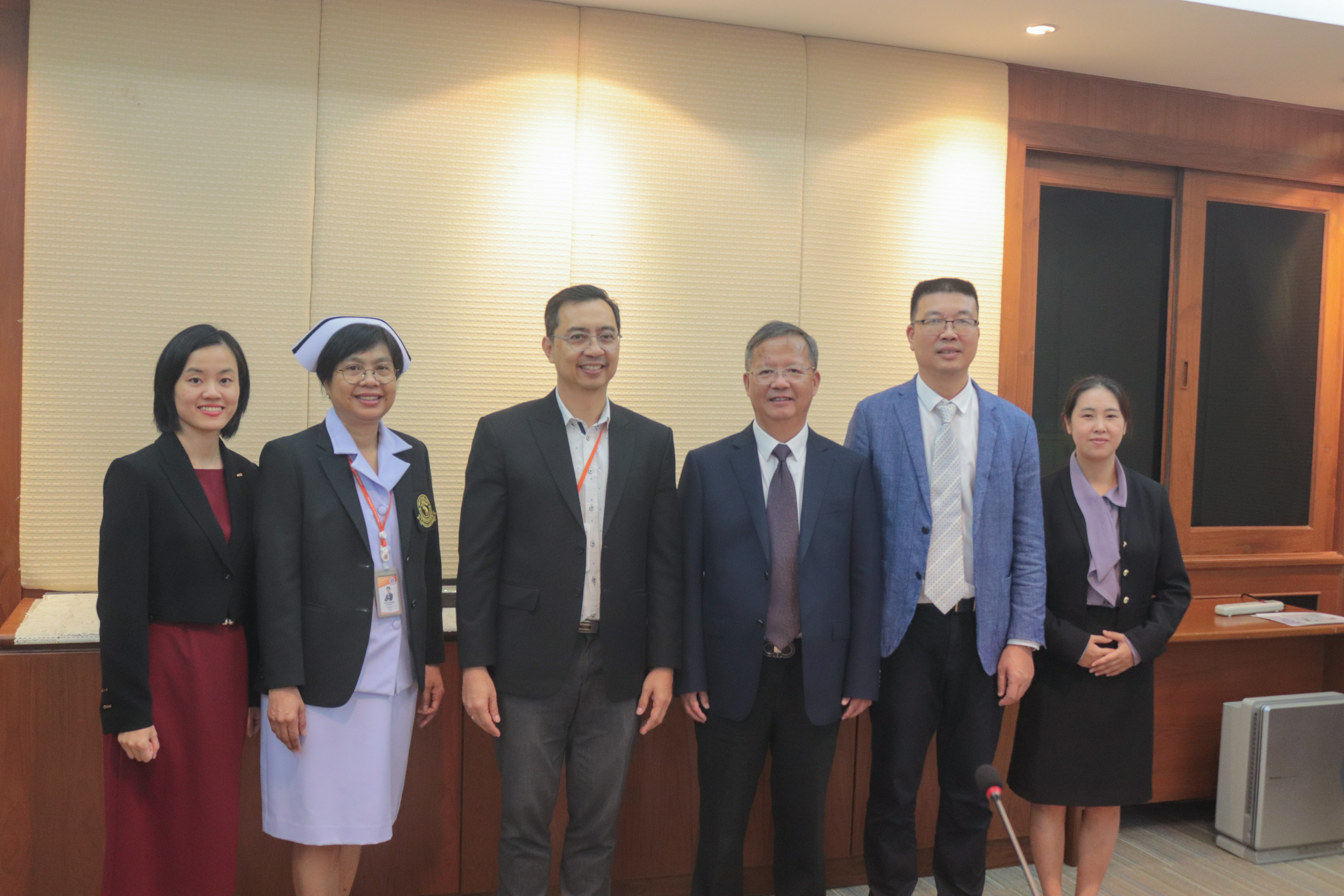 
	ให้การต้อนรับและเจรจาความร่วมมือทางวิชาการกับคณะผู้บริหารจาก Wenzhou Medical University สาธารณรัฐประชาชนจีน
